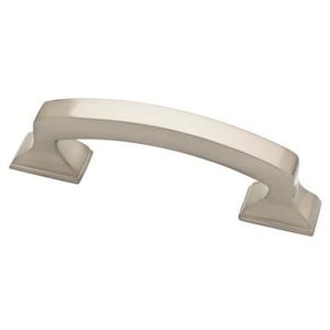 (6) Classic Edge Pulls in Satin Nickel